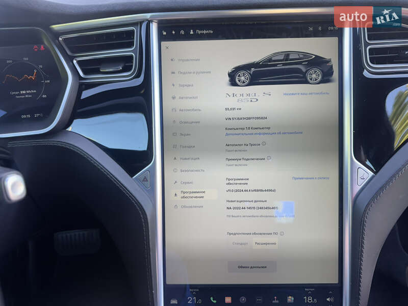 Ліфтбек Tesla Model S 2015 в Івано-Франківську