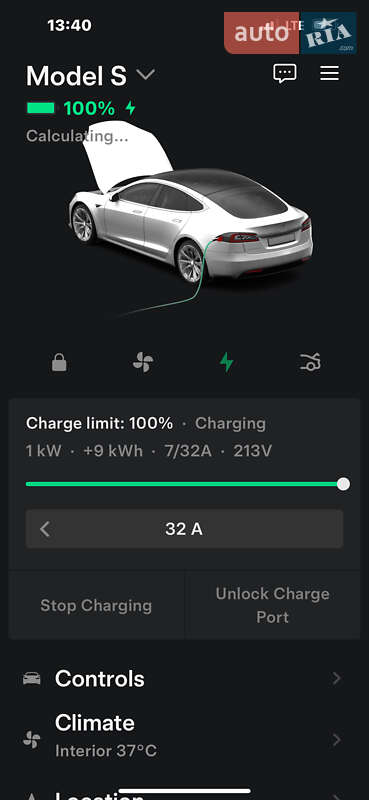 Ліфтбек Tesla Model S 2017 в Рівному
