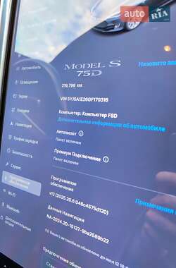 Лифтбек Tesla Model S 2016 в 