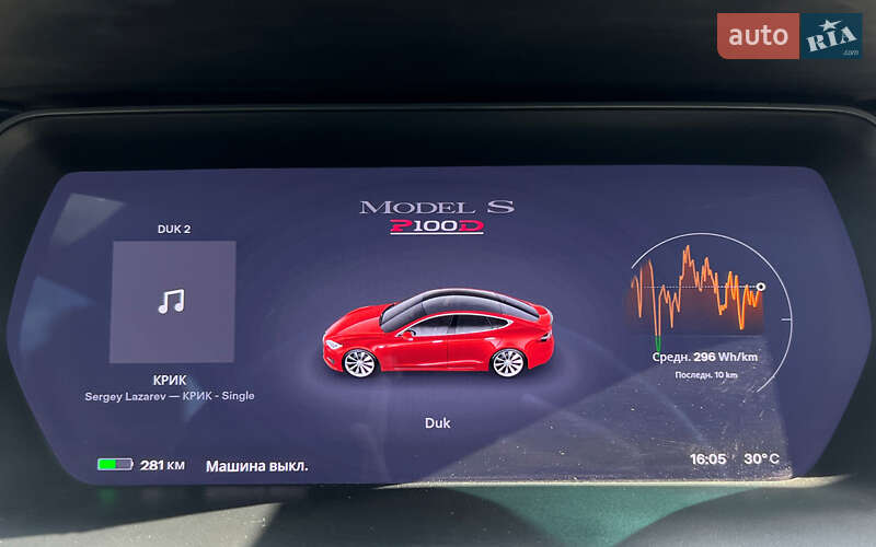 Лифтбек Tesla Model S 2016 в Львове