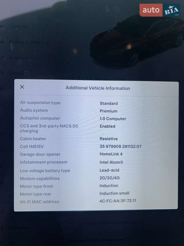 Лифтбек Tesla Model S 2016 в Львове