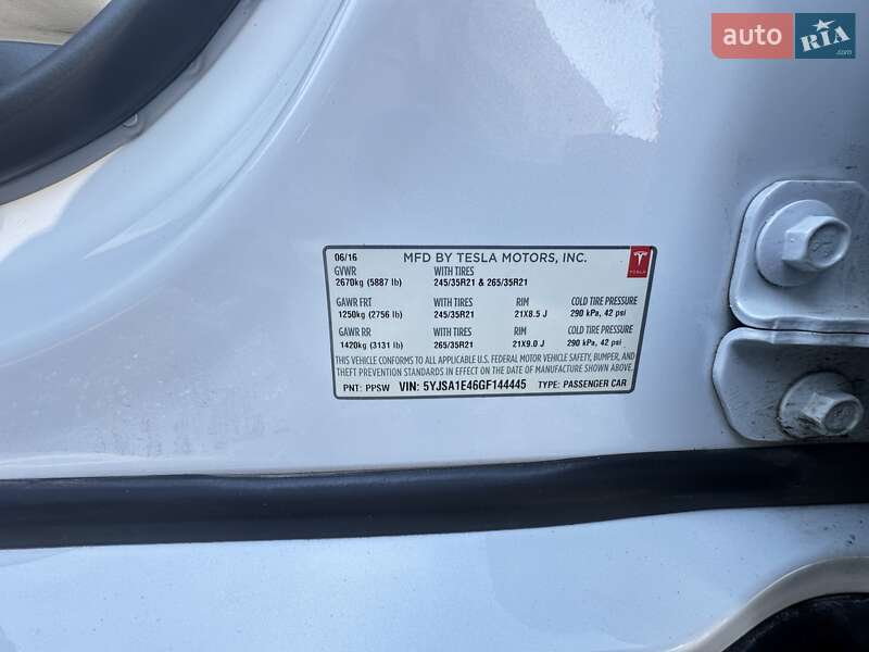 Лифтбек Tesla Model S 2016 в Черкассах фото 44 Лифтбек Tesla Model S 2016 в Черкассах