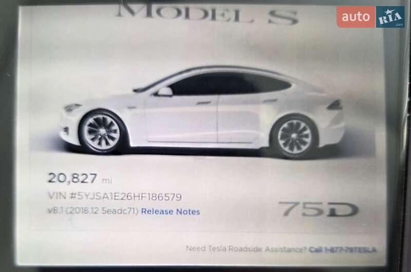 Лифтбек Tesla Model S 2017 в Ивано-Франковске