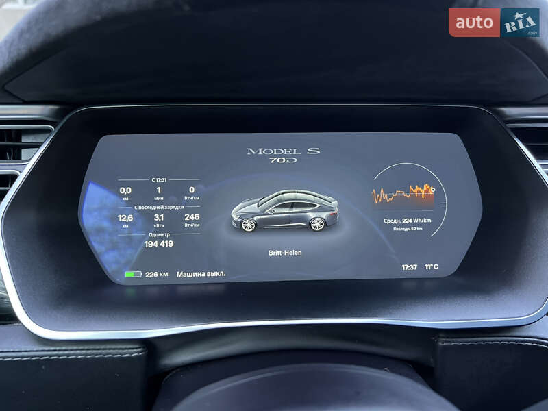 Ліфтбек Tesla Model S 2016 в Чернівцях
