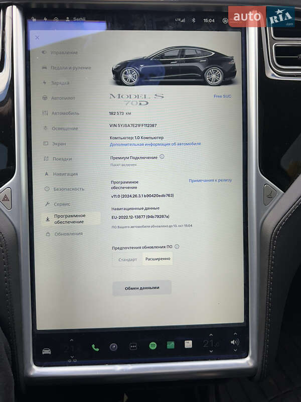 Лифтбек Tesla Model S 2015 в Хмельницком фото 18 Лифтбек Tesla Model S 2015 в Хмельницком