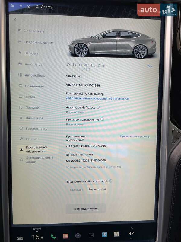 Ліфтбек Tesla Model S 2015 в Києві