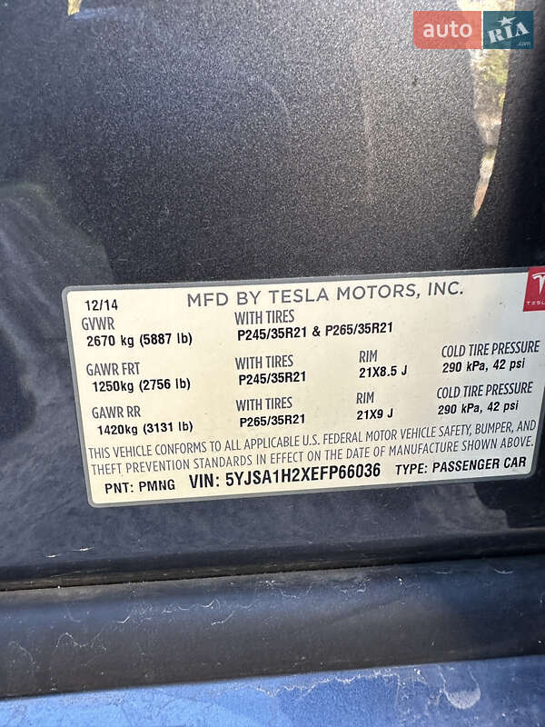 Лифтбек Tesla Model S 2014 в Вышгороде фото 13 Лифтбек Tesla Model S 2014 в Вышгороде