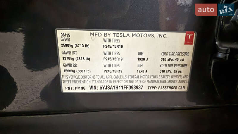 Лифтбек Tesla Model S 2015 в Львове фото 25 Лифтбек Tesla Model S 2015 в Львове