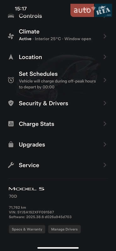 Лифтбек Tesla Model S 2015 в Житомире фото 28 Лифтбек Tesla Model S 2015 в Житомире