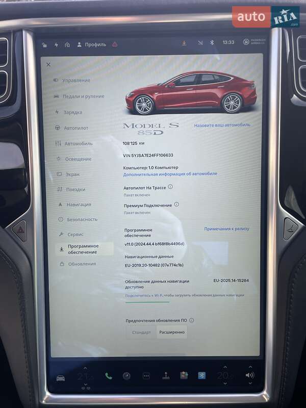 Ліфтбек Tesla Model S 2015 в Львові фото 21 Ліфтбек Tesla Model S 2015 в Львові