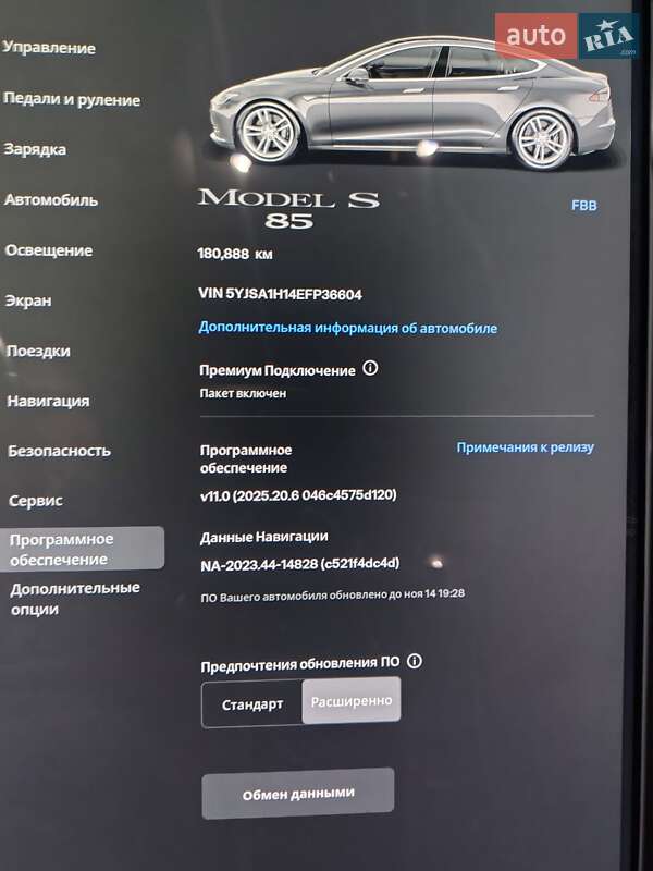 Ліфтбек Tesla Model S 2014 в Шептицькому фото 25 Ліфтбек Tesla Model S 2014 в Шептицькому