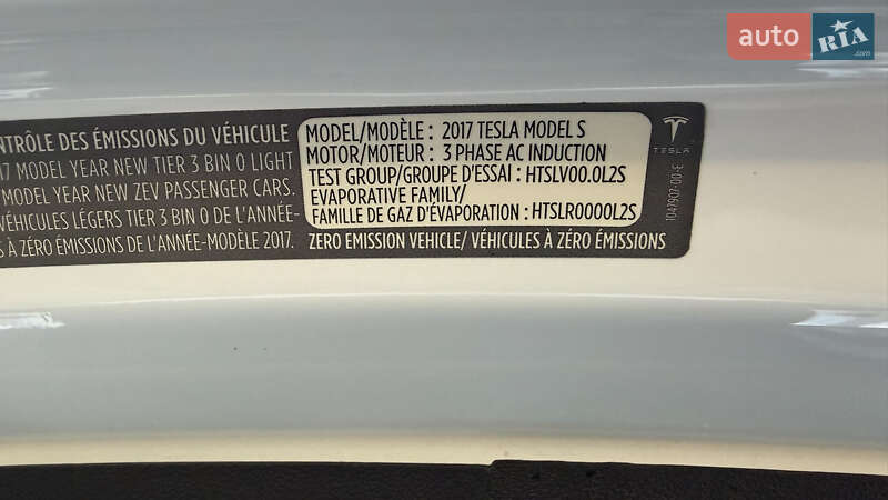 Ліфтбек Tesla Model S 2017 в Луцьку