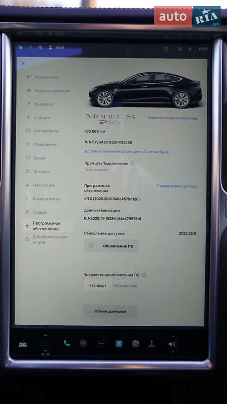 Лифтбек Tesla Model S 2013 в Львове