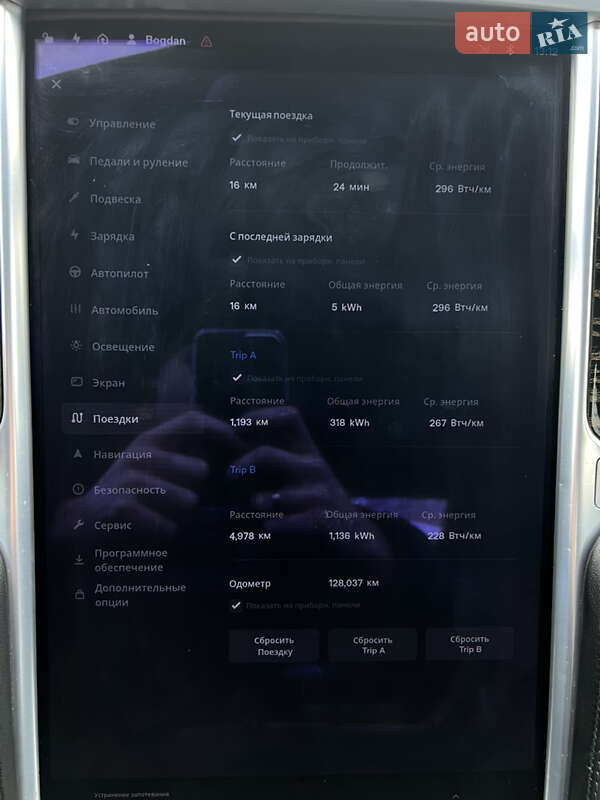 Лифтбек Tesla Model S 2016 в Львове