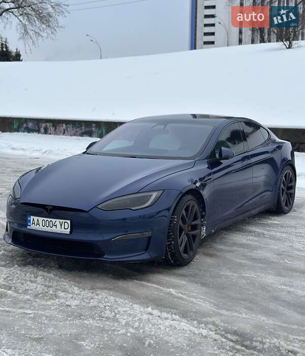 2022 Tesla Model-S, VIN 5YJSA1E58NF479194:plate — фото 1 (autoria)