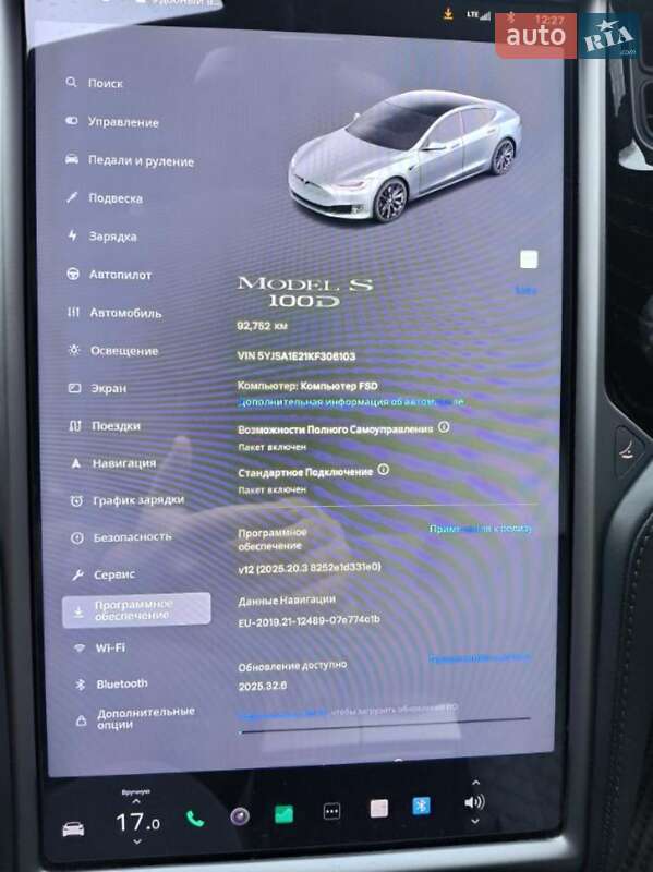Лифтбек Tesla Model S 2019 в Сумах
