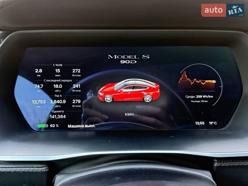 Ліфтбек Tesla Model S 2016 в Одесі фото 14 Ліфтбек Tesla Model S 2016 в Одесі