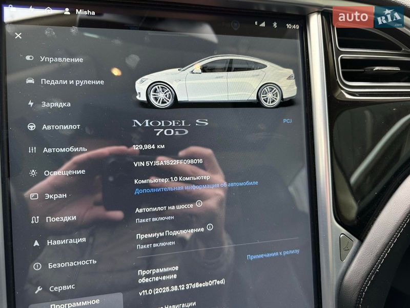 Ліфтбек Tesla Model S 2015 в Вінниці