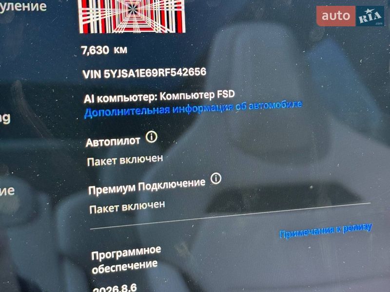 Лифтбек Tesla Model S 2024 в Киеве