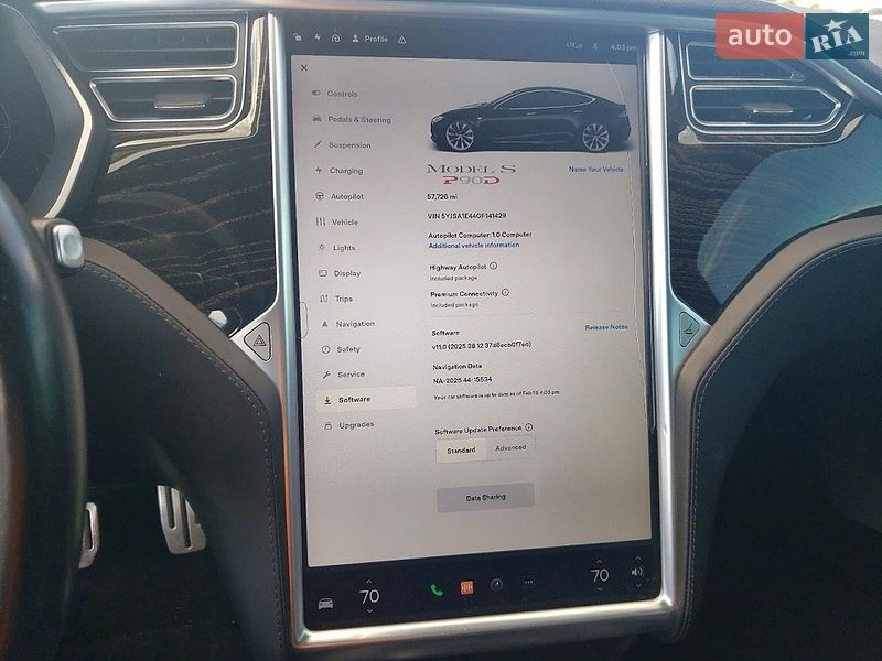 Лифтбек Tesla Model S 2016 в Львове