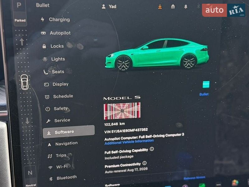 Лифтбек Tesla Model S 2021 в Виннице