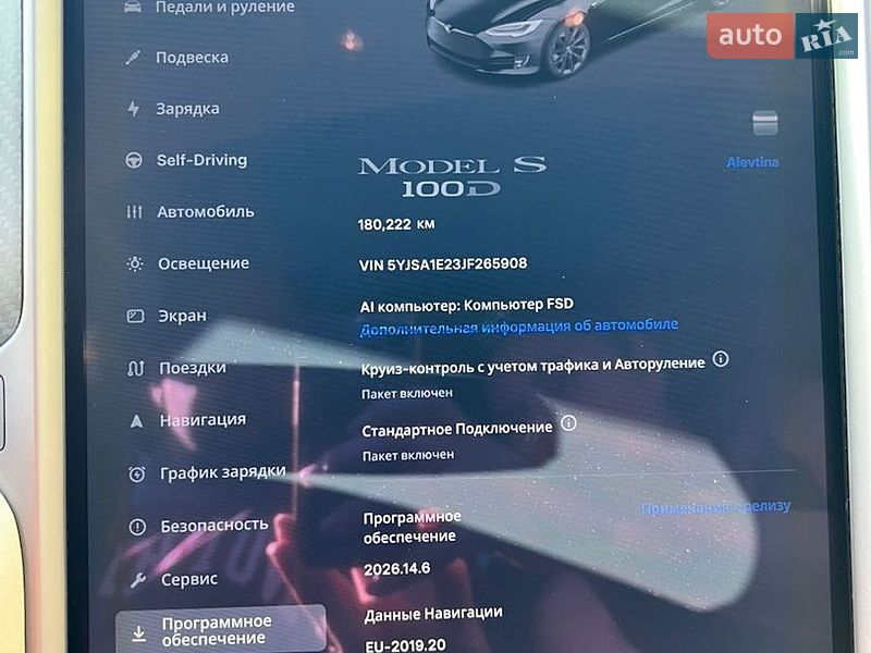 Ліфтбек Tesla Model S 2018 в Києві