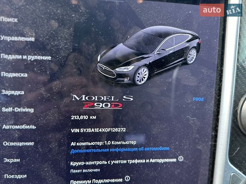 Ліфтбек Tesla Model S 2016 в Києві