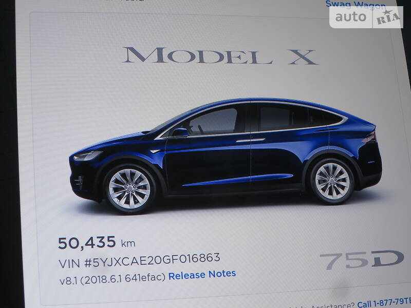Позашляховик / Кросовер Tesla Model X 2016 в Києві