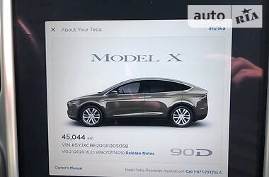 Внедорожник / Кроссовер Tesla Model X 2016 в 
