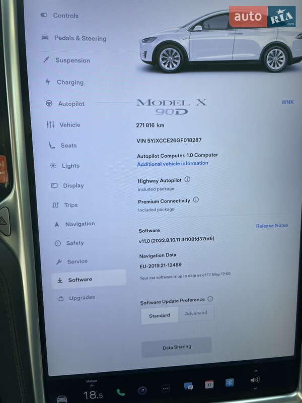 Внедорожник / Кроссовер Tesla Model X 2016 в Тернополе