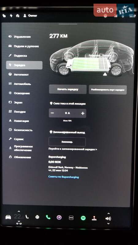 Внедорожник / Кроссовер Tesla Model X 2016 в Днепре