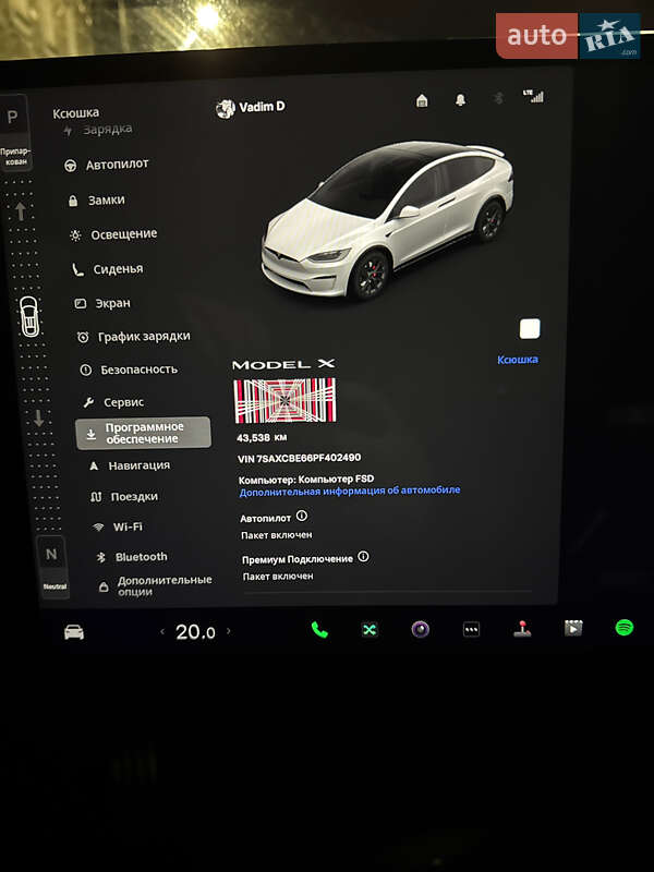 Внедорожник / Кроссовер Tesla Model X 2023 в Киеве фото 7 Внедорожник / Кроссовер Tesla Model X 2023 в Киеве