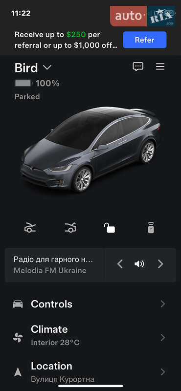 Позашляховик / Кросовер Tesla Model X 2020 в Дніпрі