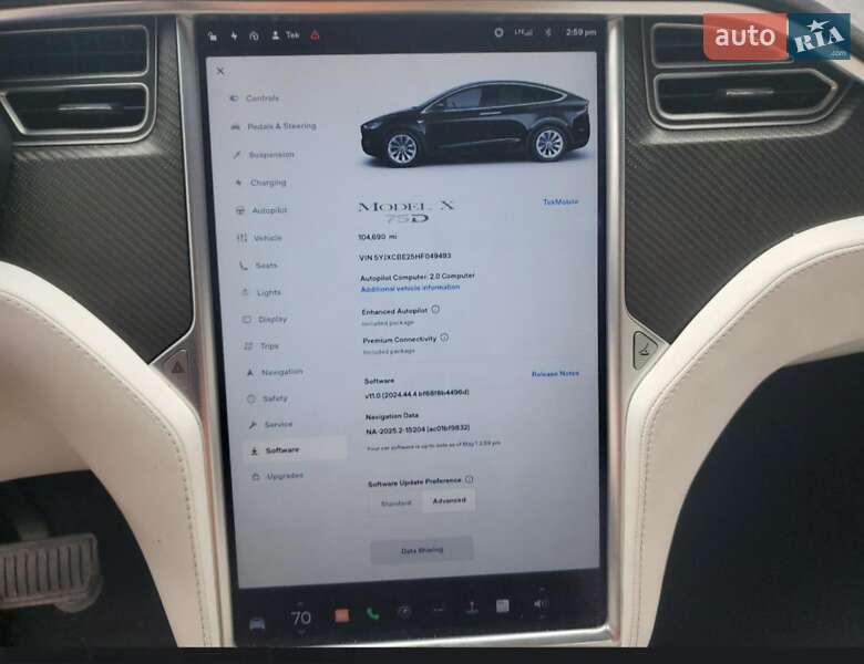 Внедорожник / Кроссовер Tesla Model X 2017 в Львове