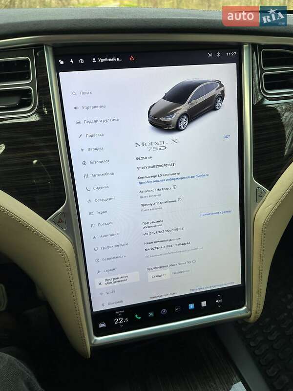 Внедорожник / Кроссовер Tesla Model X 2016 в Одессе фото 11 Внедорожник / Кроссовер Tesla Model X 2016 в Одессе