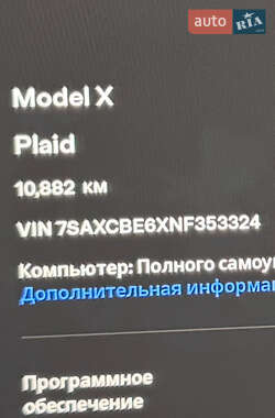 Позашляховик / Кросовер Tesla Model X 2022 в 