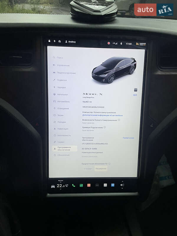 Позашляховик / Кросовер Tesla Model X 2020 в Києві