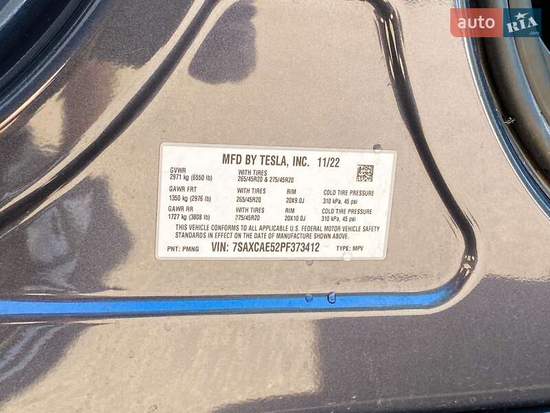 Позашляховик / Кросовер Tesla Model X 2022 в Києві