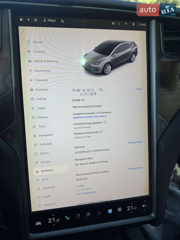 Позашляховик / Кросовер Tesla Model X 2018 в Києві