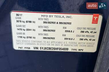 Внедорожник / Кроссовер Tesla Model X 2017 в 