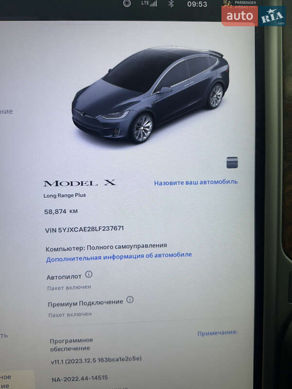 Внедорожник / Кроссовер Tesla Model X 2019 в Хмельницком фото 5 Внедорожник / Кроссовер Tesla Model X 2019 в Хмельницком
