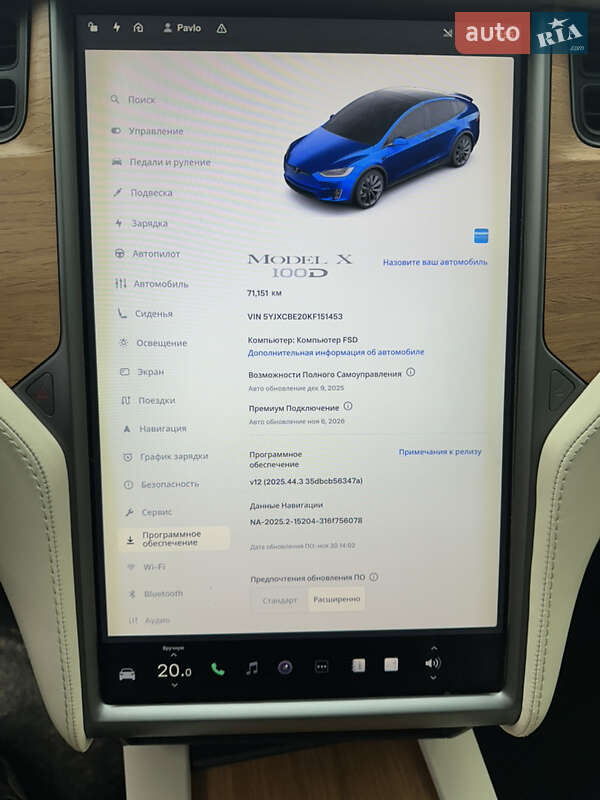 Внедорожник / Кроссовер Tesla Model X 2019 в Львове фото 25 Внедорожник / Кроссовер Tesla Model X 2019 в Львове