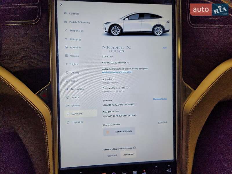 Внедорожник / Кроссовер Tesla Model X 2017 в Полтаве фото 9 Внедорожник / Кроссовер Tesla Model X 2017 в Полтаве