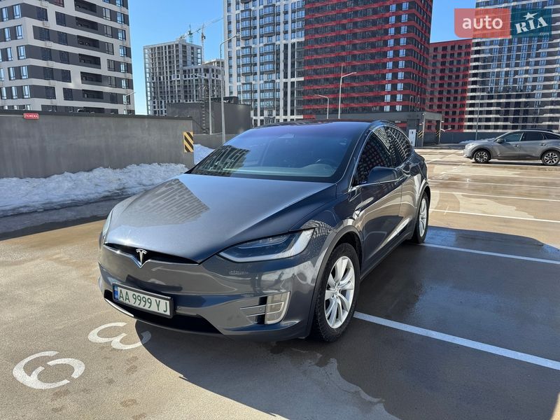 2017 Tesla Model-X, VIN 5YJXCCE23HF072051:plate — фото 1 (autoria)