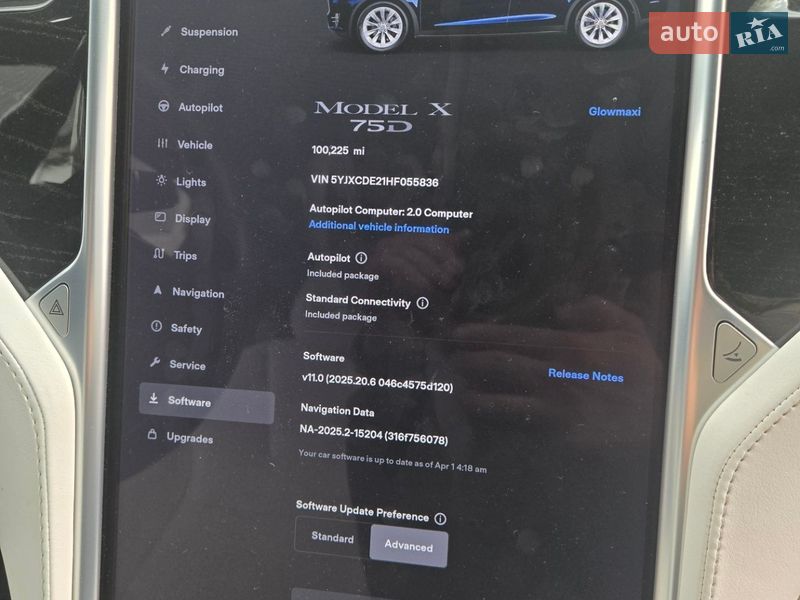 Внедорожник / Кроссовер Tesla Model X 2017 в Киеве