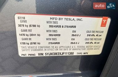 Позашляховик / Кросовер Tesla Model X 2018 в Львові