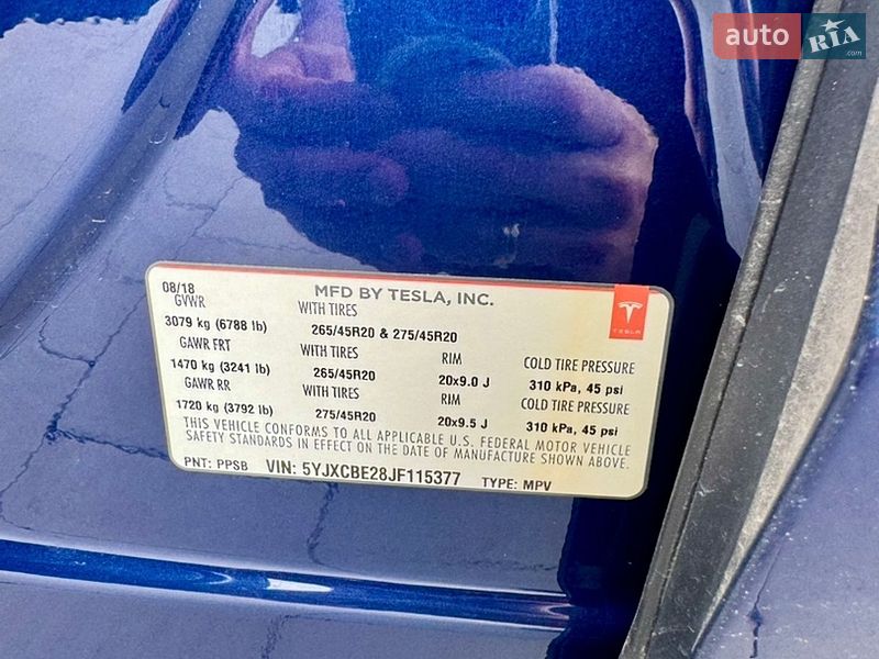 Позашляховик / Кросовер Tesla Model X 2018 в Львові