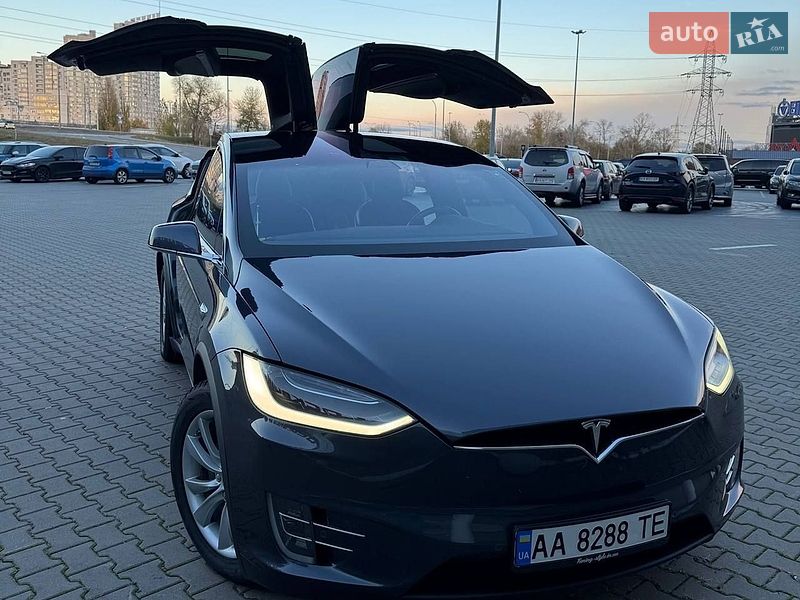 2017 Tesla Model-X, VIN 5YJXCCE26HF041926:plate — фото 1 (autoria)
