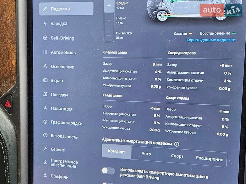 Позашляховик / Кросовер Tesla Model X 2019 в Одесі фото 23 Позашляховик / Кросовер Tesla Model X 2019 в Одесі
