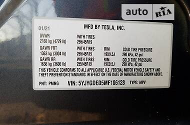 Внедорожник / Кроссовер Tesla Model Y 2021 в 
